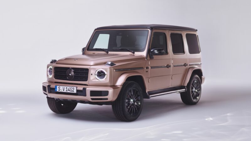 Mercedes-Benz 情人節鉅獻！推出 G-Class STRONGER THAN DIAMONDS Edition 鑽石限量版。(圖片提供：台灣賓士)